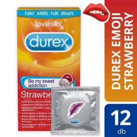 Durex Emoji Strawberry 12ks