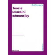 Teorie lexikální sémantiky - cena, srovnání