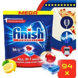 Reckitt Benckiser Finish All In 1 Max Lemon 94ks