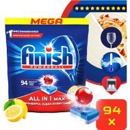 Reckitt Benckiser Finish All In 1 Max Lemon 94ks - cena, srovnání