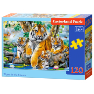 Castorland Tigers by the Stream 120 - cena, srovnání