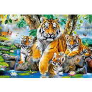 Castorland Tigers by the Stream 1000 - cena, srovnání