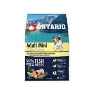 Ontario Adult Mini 7 Fish & Rice 2.25kg - cena, srovnání