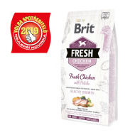 Brit Fresh Chicken with Potato Puppy Healthy Growth 2.5kg - cena, srovnání