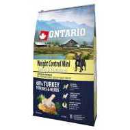 Ontario Mini Weight Control Turkey & Potatoes 6.5kg - cena, srovnání