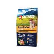 Ontario Puppy Medium Lamb & Rice 6.5kg - cena, srovnání