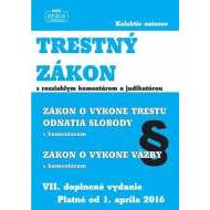 Trestný zákon s rozsiahlym komentárom a judikatúrou platný od 1. apríla 2016 - cena, srovnání