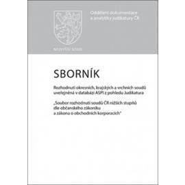 Sborník č. 1 Rozhodnutí okresních, krajských a vrchních soudů uveřejněná