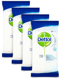 Dettol Antibakteriálne obrúsky na povrchy 4x84ks