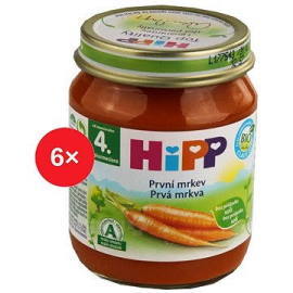 Hipp Bio Prvá mrkva 6x125g