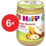 Hipp BIO Jablká s mangom a banánmi 6x190g - cena, srovnání