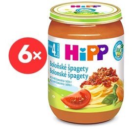 Hipp Bio Špagety v bolonskej omáčke 6x190g