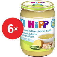 Hipp Bio Zeleninová polievka s teľacím mäsom 6x190g - cena, srovnání