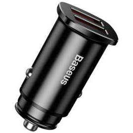 Baseus Square Metal Dual QC3.0 Quick Car Charger