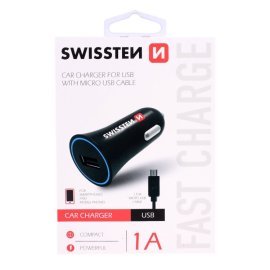 Swissten Autonabíjačka CL adaptér na USB 1A