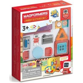 Magformers Mini robůtek v kuchyni