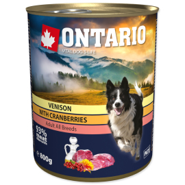 Ontario Venison Cranberries Safflower Oil 800g