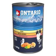 Ontario Mini multi fish and salmon oil 400g - cena, srovnání