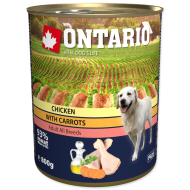 Ontario Chicken Carrots Salmon Oil 800g - cena, srovnání
