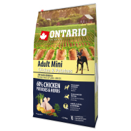 Ontario Adult Mini Chicken & Potatoes 6.5kg - cena, srovnání