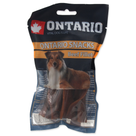 Ontario Rawhide Snack Beef Fillets 12.5cm 10ks