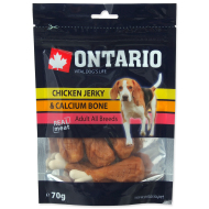 Ontario Snack Chicken Jerky + Calcium 70g - cena, srovnání