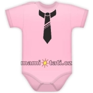 Baby Dejna Body s potlačou kravaty - cena, srovnání