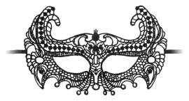 Ouch! Empress Black Lace Mask