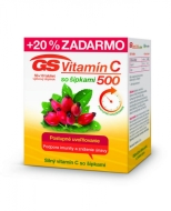 Green-Swan GS Vitamín C 500 so šípkami 60tbl - cena, srovnání