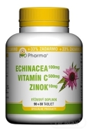 Bio-Pharma Echinacea + Vitamín C + Zinok 120tbl - cena, srovnání