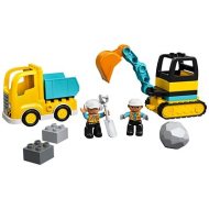 Lego DUPLO Town 10931 Nákladiak a pásový bager - cena, srovnání