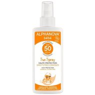 Alphanova Sun BIO Opaľovacie mlieko v spreji pre bábätká SPF50 125ml - cena, srovnání