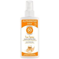 Alphanova Sun BIO Opaľovacie mlieko v spreji pre bábätká SPF50 125ml - cena, srovnání