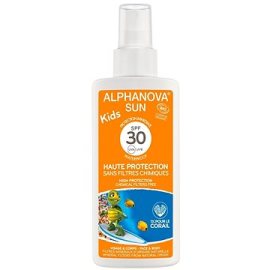 Alphanova Sun BIO Opaľovací krém v spreji pre deti SPF30 125g