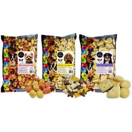 Fine Dog Bakery pre malé plemená psov - mini valček + kostička vanilka + sendvič mi 3x500g