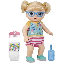 Hasbro Baby Alive Chodící panenka s hnědými vlasy
