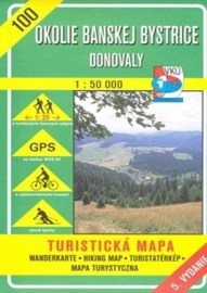 Okolie Banskej Bystrice - Donovaly - turistická mapa č. 100