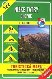 Nízke Tatry - Chopok - turistická mapa č. 122