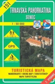Trnavská pahorkatina - Senec - turistická mapa č. 151