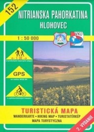 Nitrianska pahorkatina - Hlohovec - turistická mapa č. 152