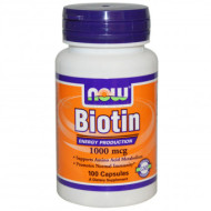 Now Foods Biotin 100tbl - cena, srovnání