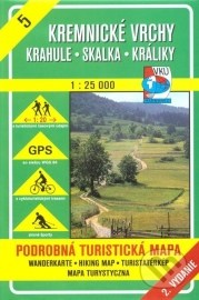 Kremnické vrchy - Skalka - turistická mapa č. 5