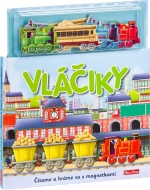 VLÁČIKY - Knižka s magnetkami - cena, srovnání