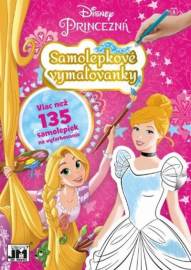 Samolepkové vymaľovanky/ Princezná