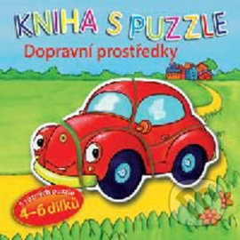 Kniha s puzzle Dopravní prostředky