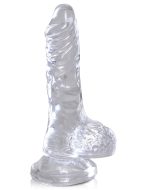 Pipedream King Cock Clear 4" with Balls - cena, srovnání