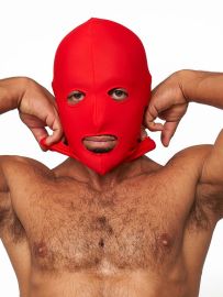 Mister B Lycra Hood Eyes and Mouth Open