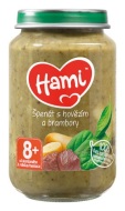 Nutricia Hami Špenát s hovädzím a zemiakmi 200g - cena, srovnání