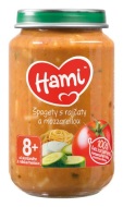 Nutricia Hami Špagety s paradajkami a mozzarellou 200g - cena, srovnání
