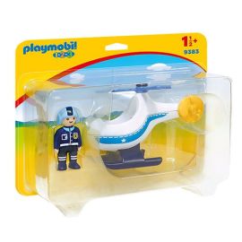 Playmobil 9383 - Policajný vrtulník 1.2.3